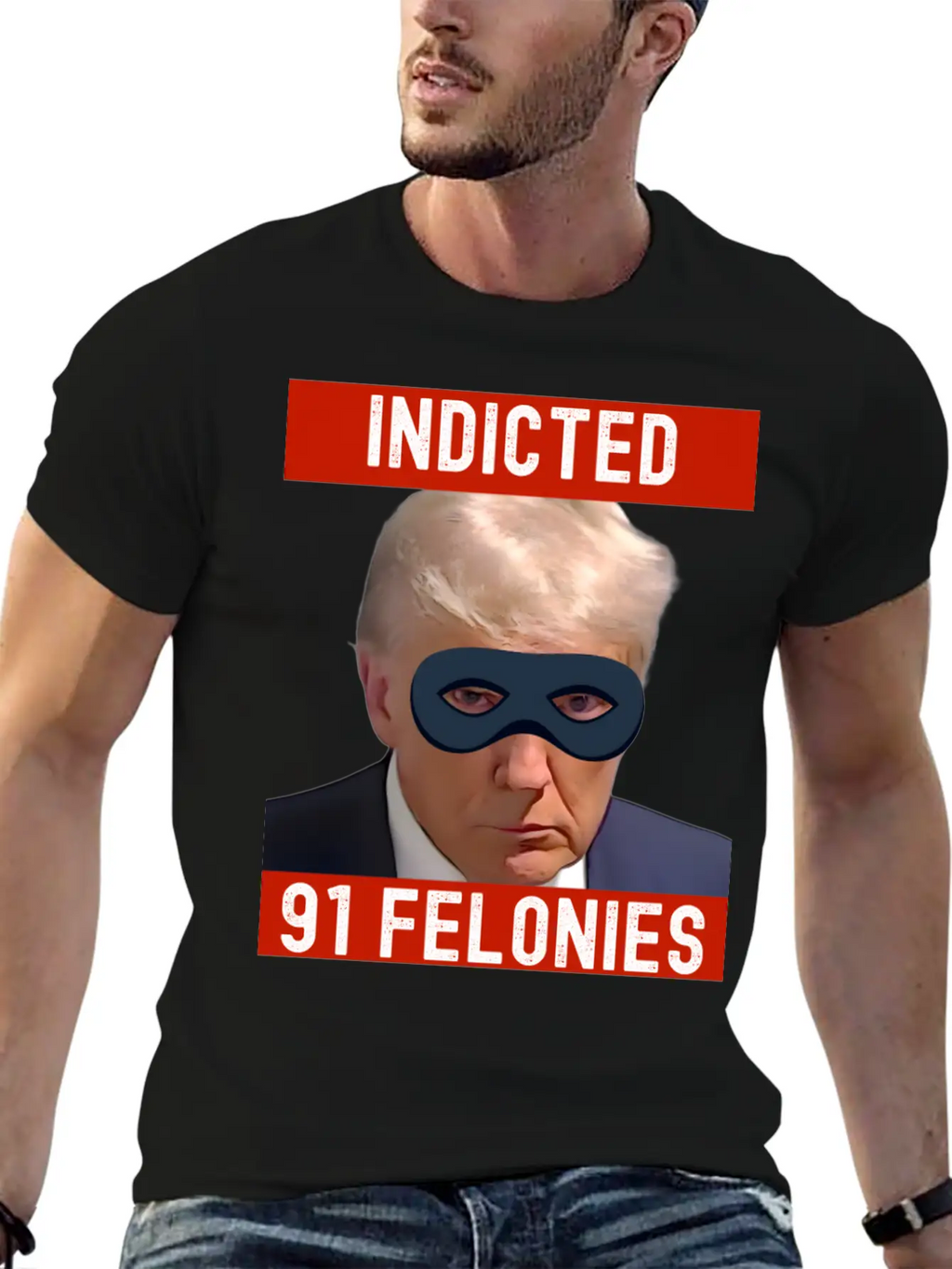 Designing Justice: Visualizing Trump's 90 Felonies Unisex Short Sleeve Soft Cotton T-Shirt – Casual Everyday Wear