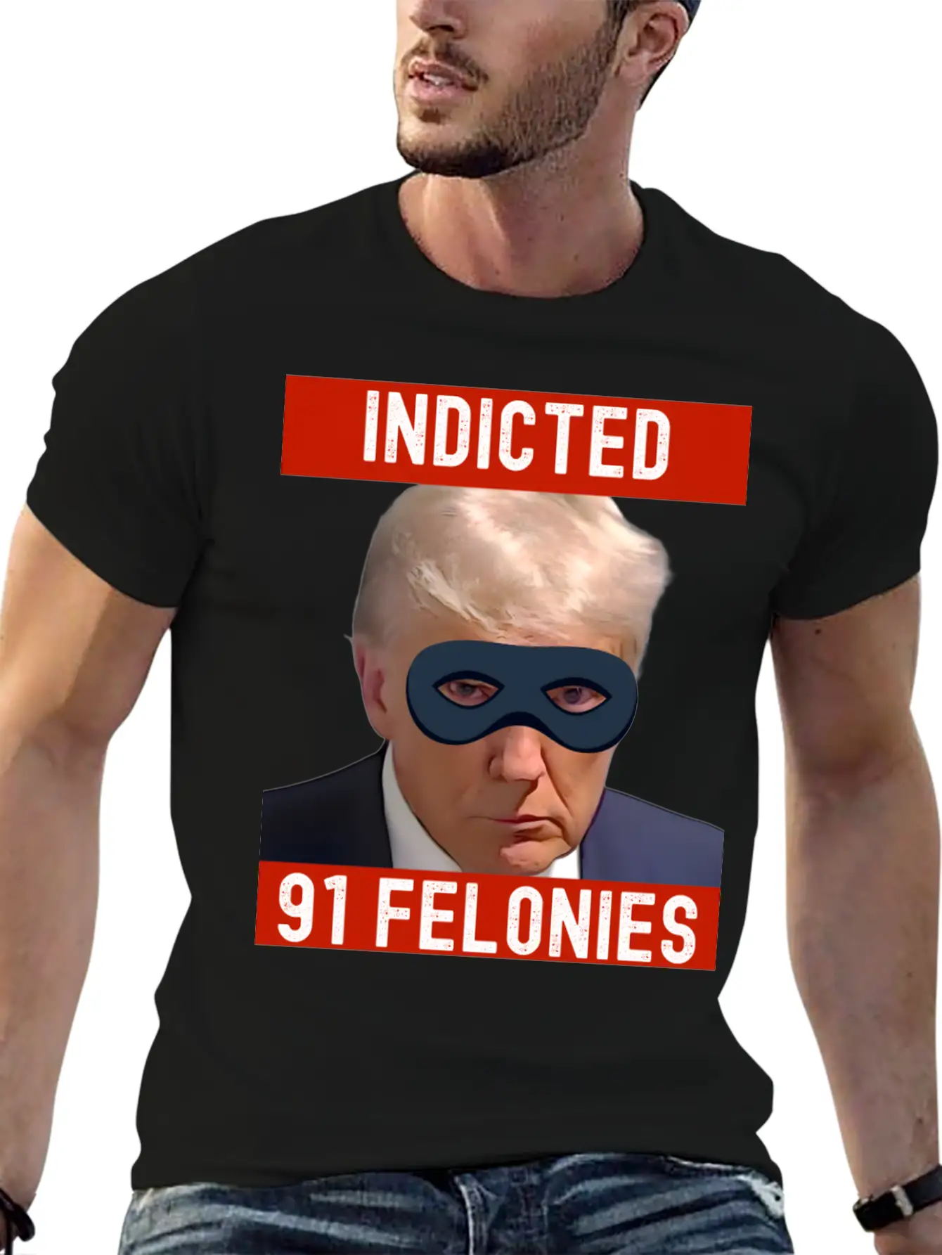 Designing Justice: Visualizing Trump's 90 Felonies Unisex Short Sleeve Soft Cotton T-Shirt – Casual Everyday Wear