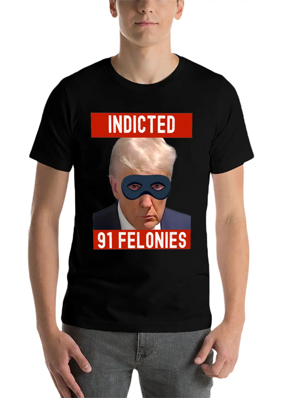 Designing Justice: Visualizing Trump's 90 Felonies Unisex Short Sleeve Soft Cotton T-Shirt – Casual Everyday Wear