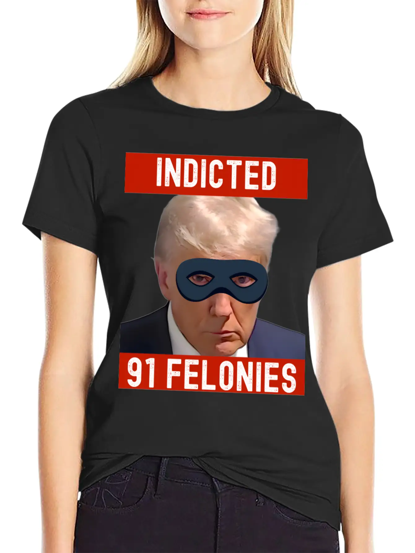 Designing Justice: Visualizing Trump's 90 Felonies Unisex Short Sleeve Soft Cotton T-Shirt – Casual Everyday Wear