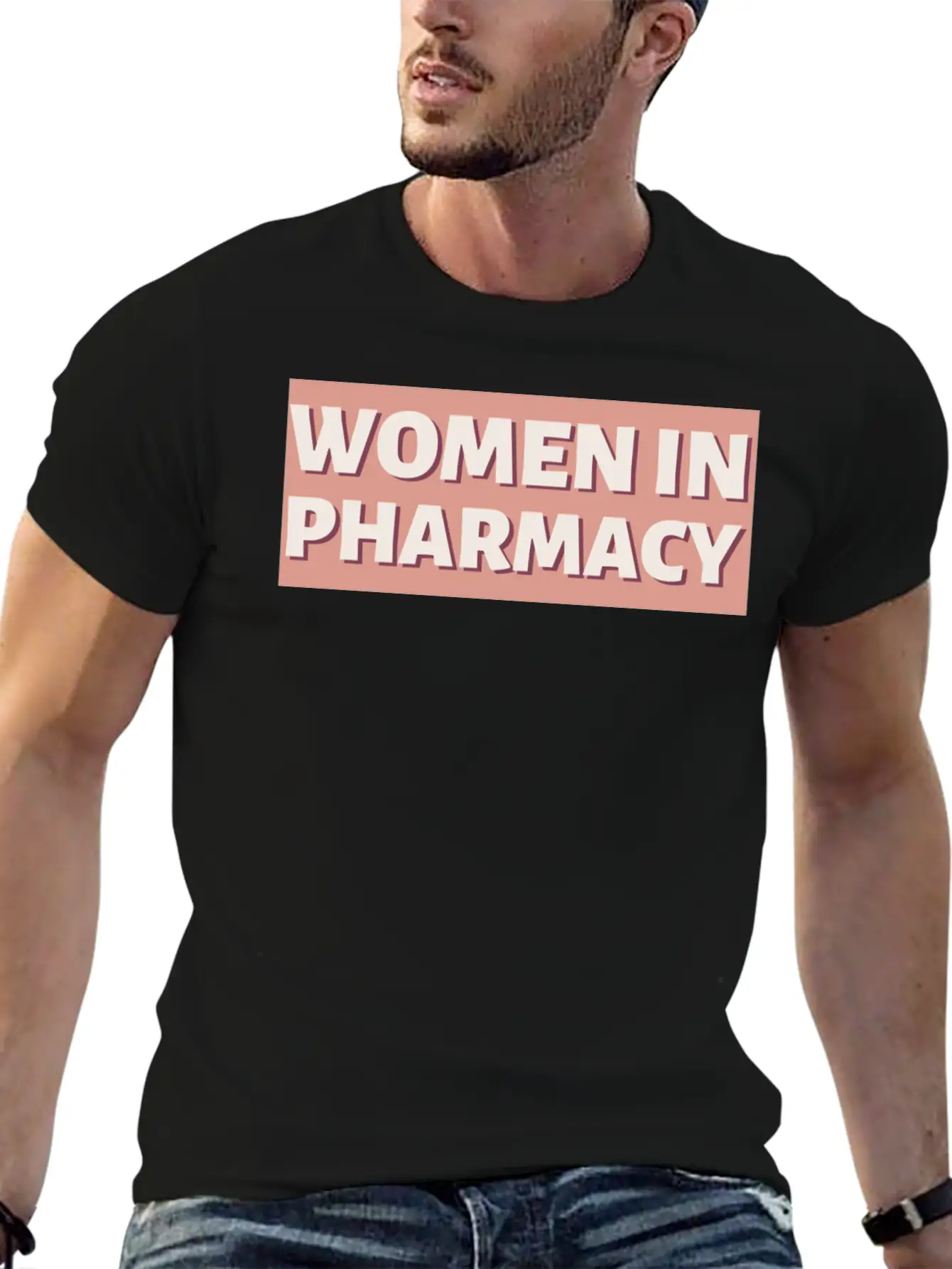 DESIGNWomen In Pharmacy Unisex Short Sleeve Soft Cotton T-Shirt – Casual Everyday Wear