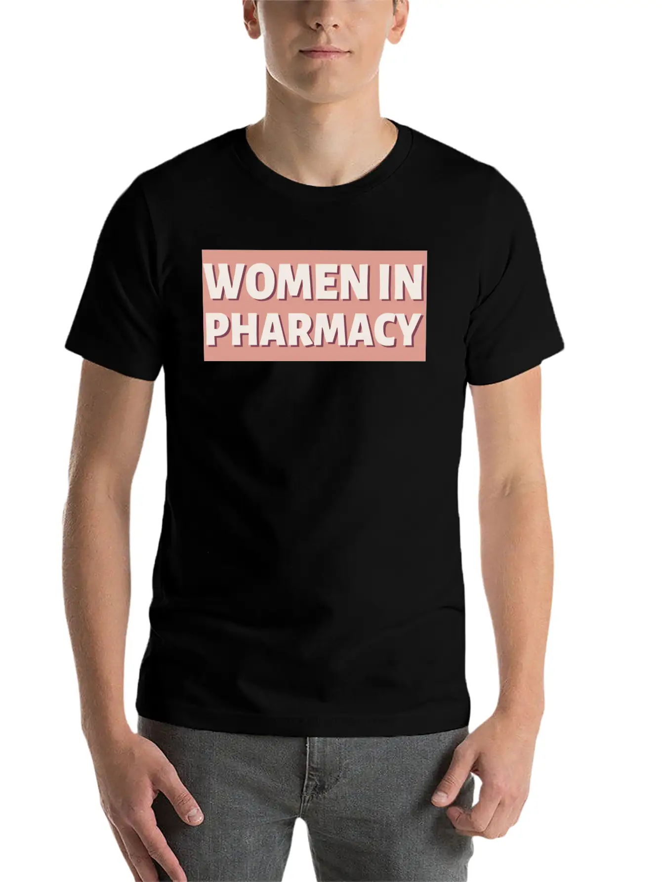 DESIGNWomen In Pharmacy Unisex Short Sleeve Soft Cotton T-Shirt – Casual Everyday Wear
