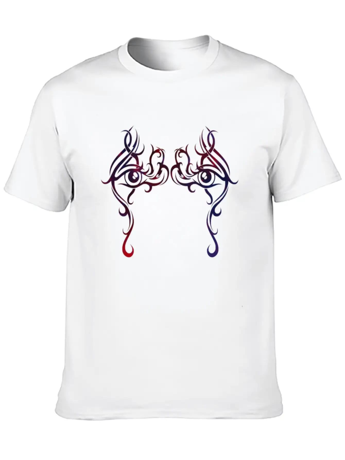 Dessin Tribal Face Essential Cotton Tee For Daily Outfits – Unisex Style