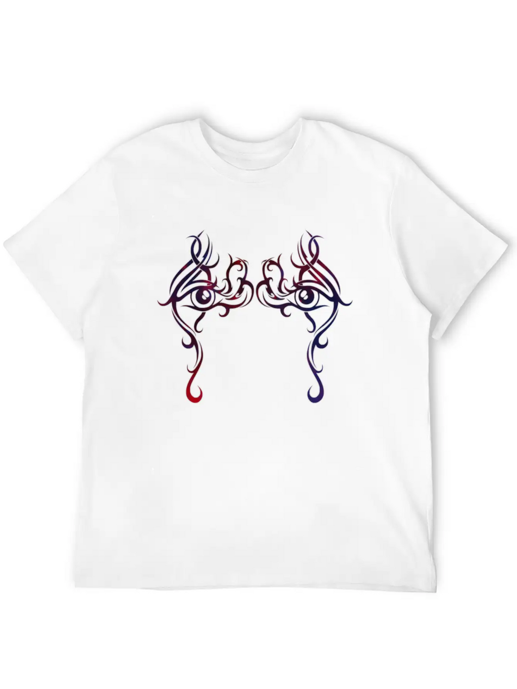 Dessin Tribal Face Essential Cotton Tee For Daily Outfits – Unisex Style