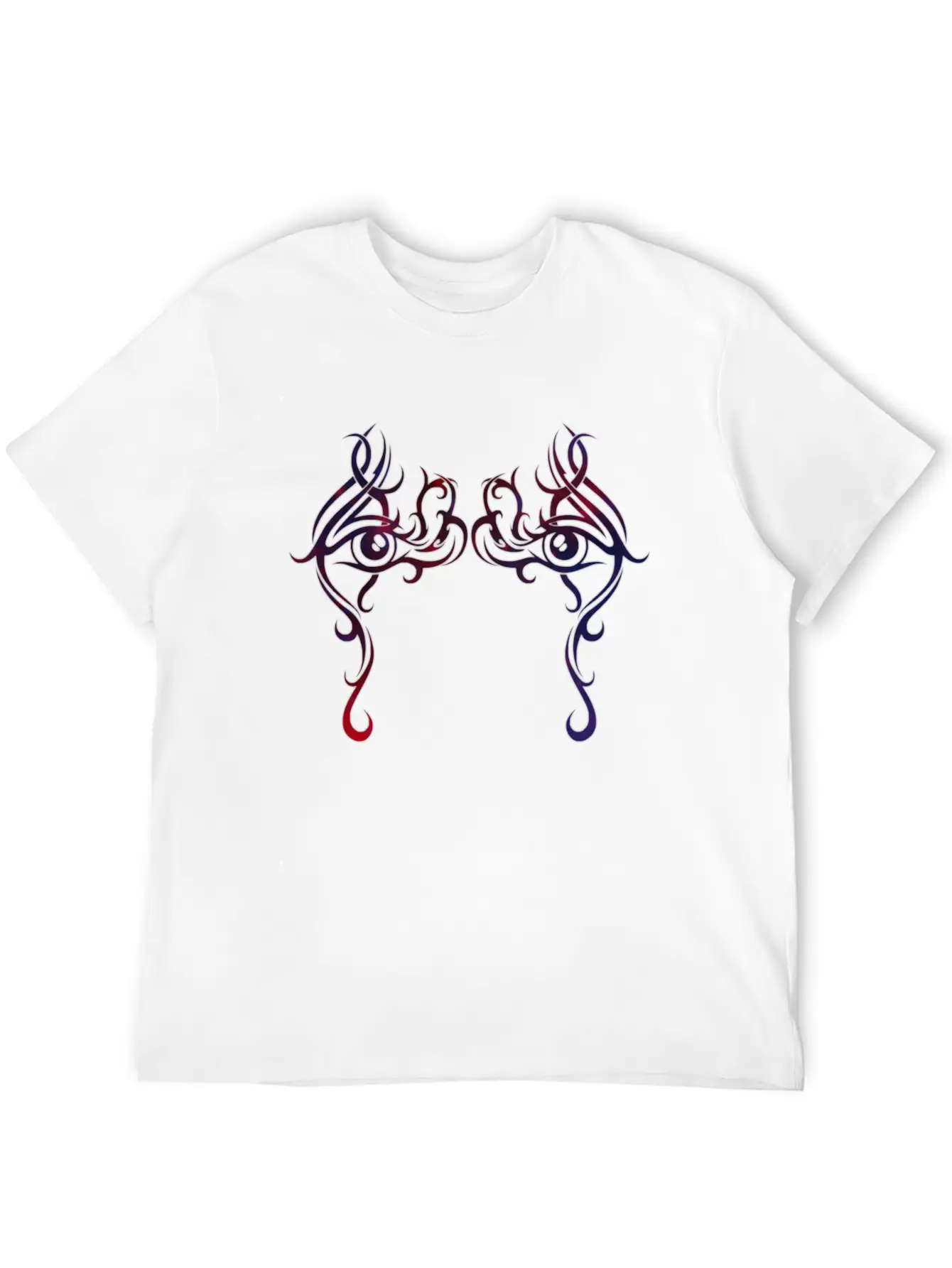 Dessin Tribal Face Essential Cotton Tee For Daily Outfits – Unisex Style