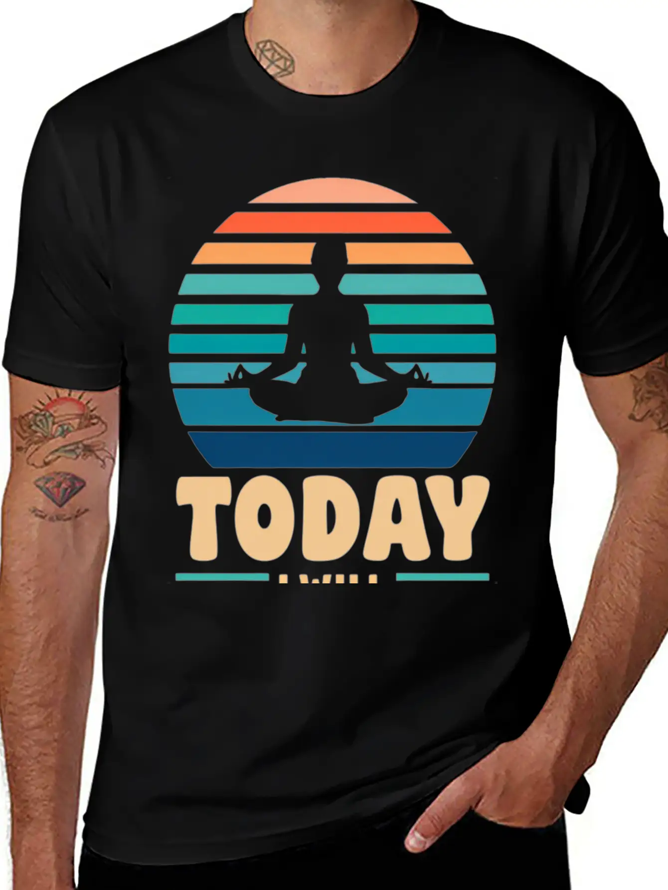 Determination And Persistence Casual Graphic T-Shirt – Simple And Comfortable Daily Wear