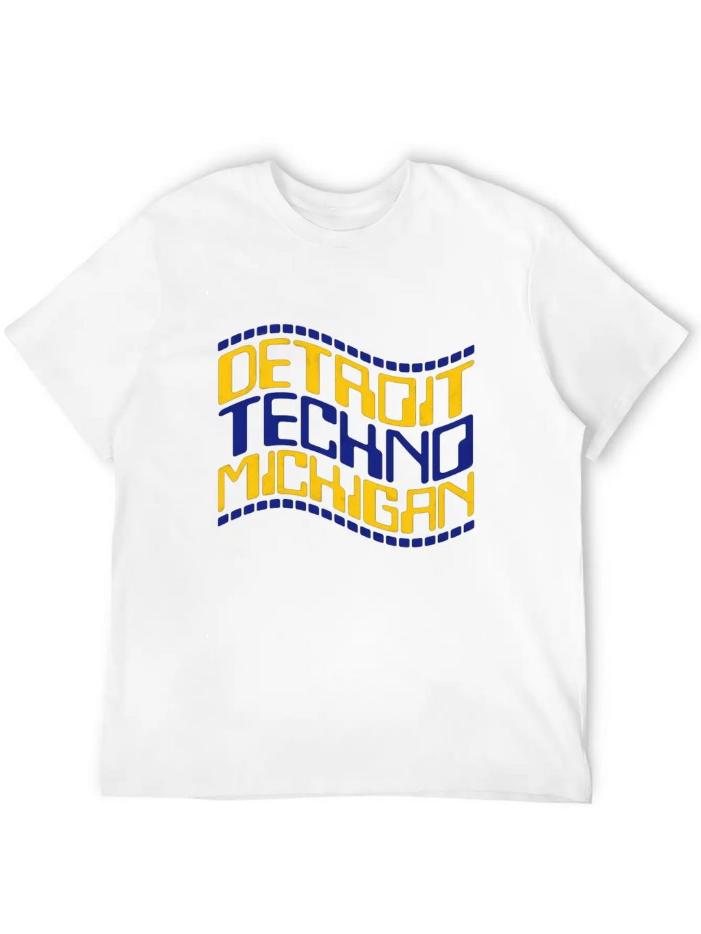Detroit Techno Michigan Wave Stylish Everyday T-Shirt – Unisex Basic Cotton Tee