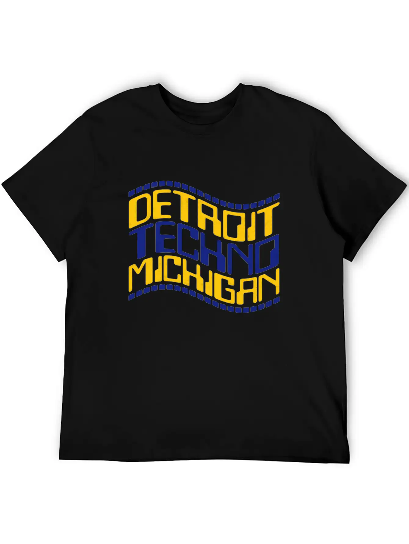 Detroit Techno Michigan Wave Stylish Everyday T-Shirt – Unisex Basic Cotton Tee