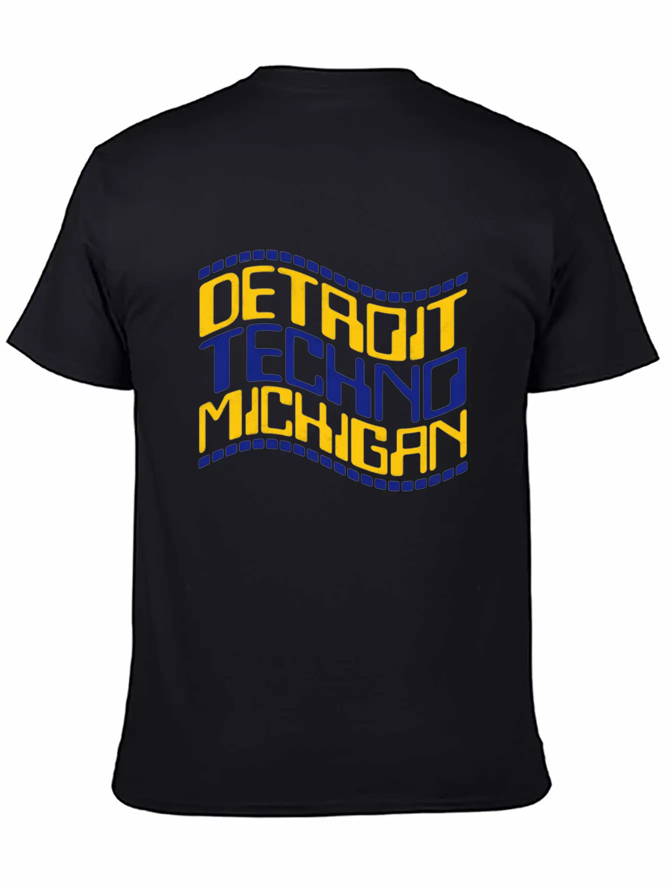 Detroit Techno Michigan Wave Stylish Everyday T-Shirt – Unisex Basic Cotton Tee