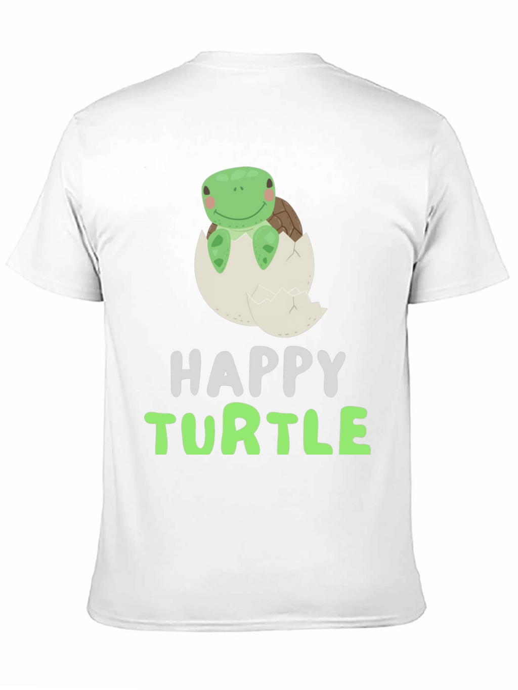 Happy Turtle Tee - Cute Animal Graphic T-Shirt