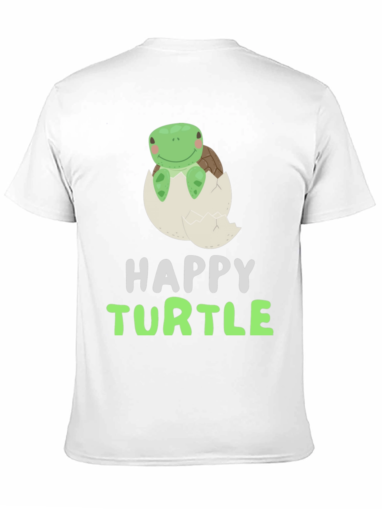 Happy Turtle Tee - Cute Animal Graphic T-Shirt