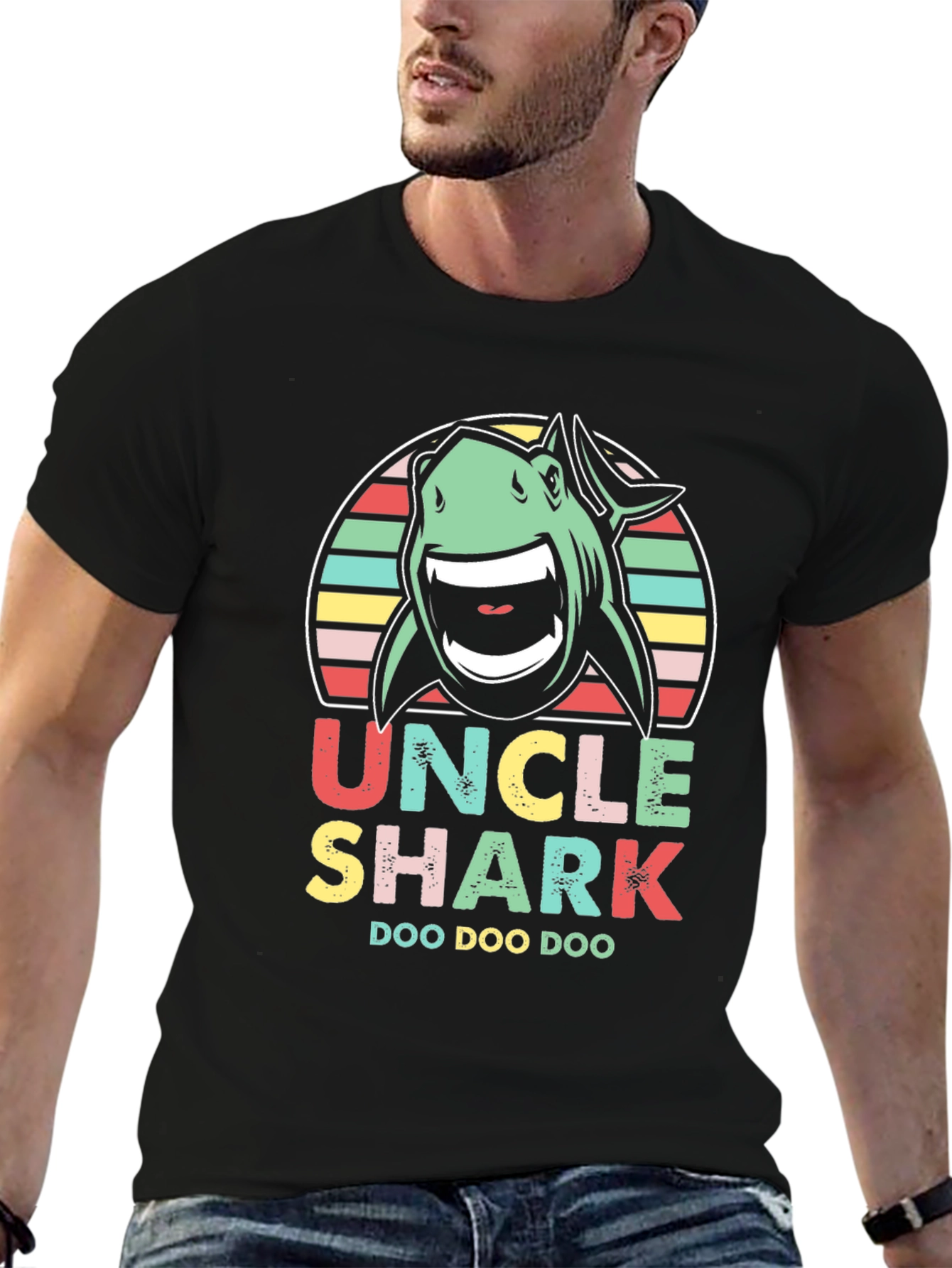 Uncle Shark Doo Doo Doo T-Shirt