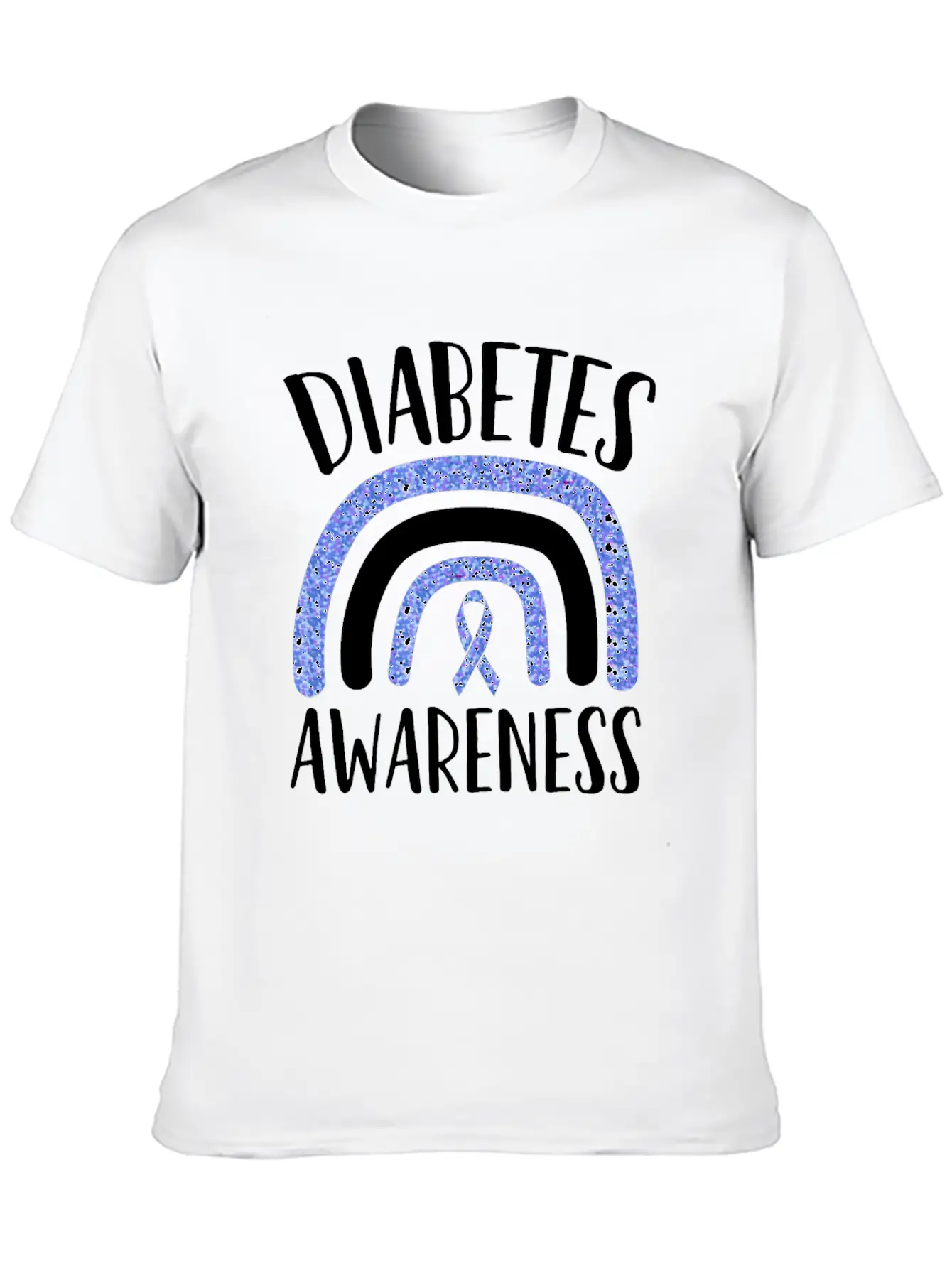 Diabetes Awareness Diabetes Insulin Awareness Mont Stylish Everyday T-Shirt – Unisex Basic Cotton Tee