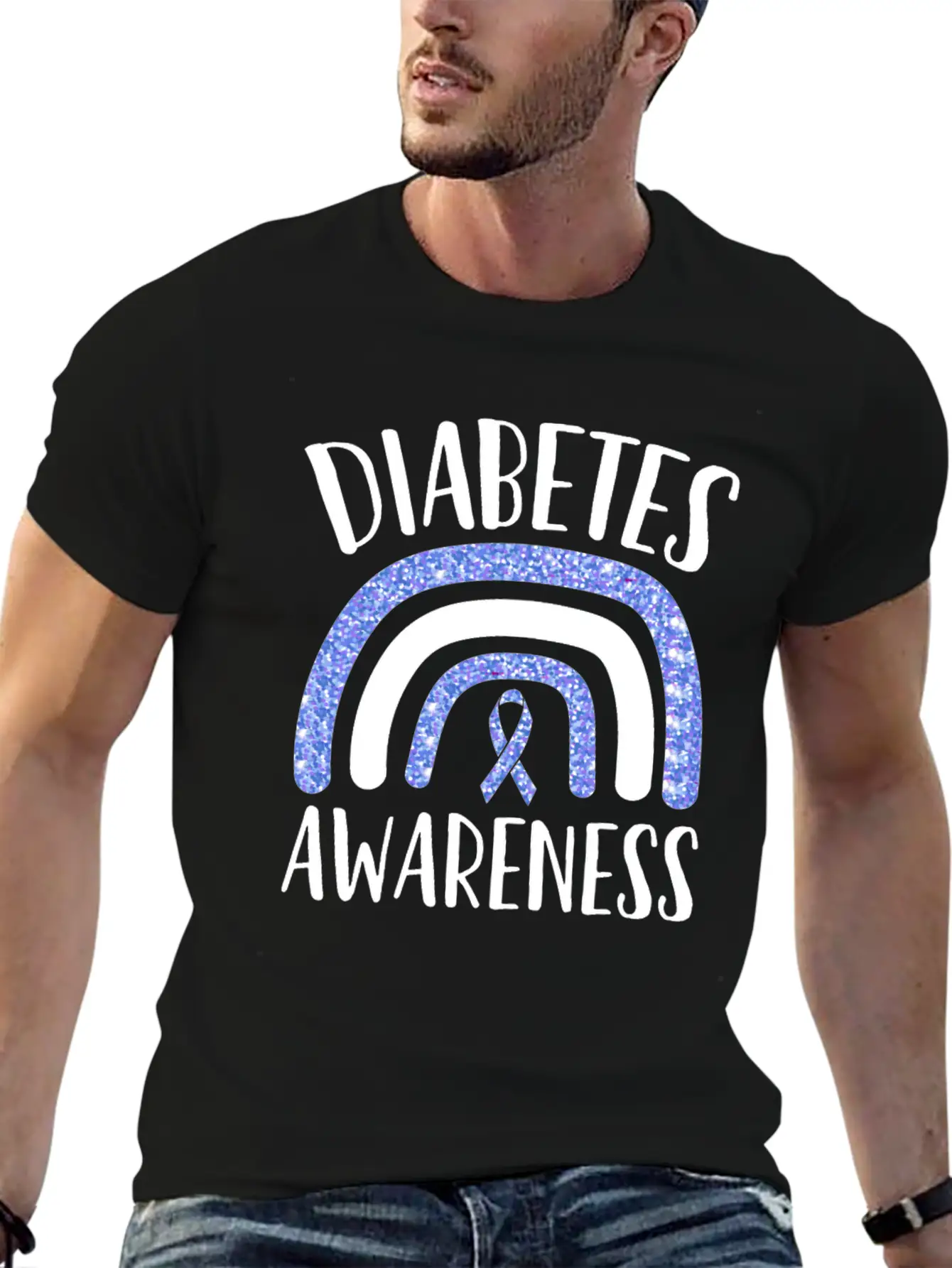 Diabetes Awareness Diabetes Insulin Awareness Mont Stylish Everyday T-Shirt – Unisex Basic Cotton Tee