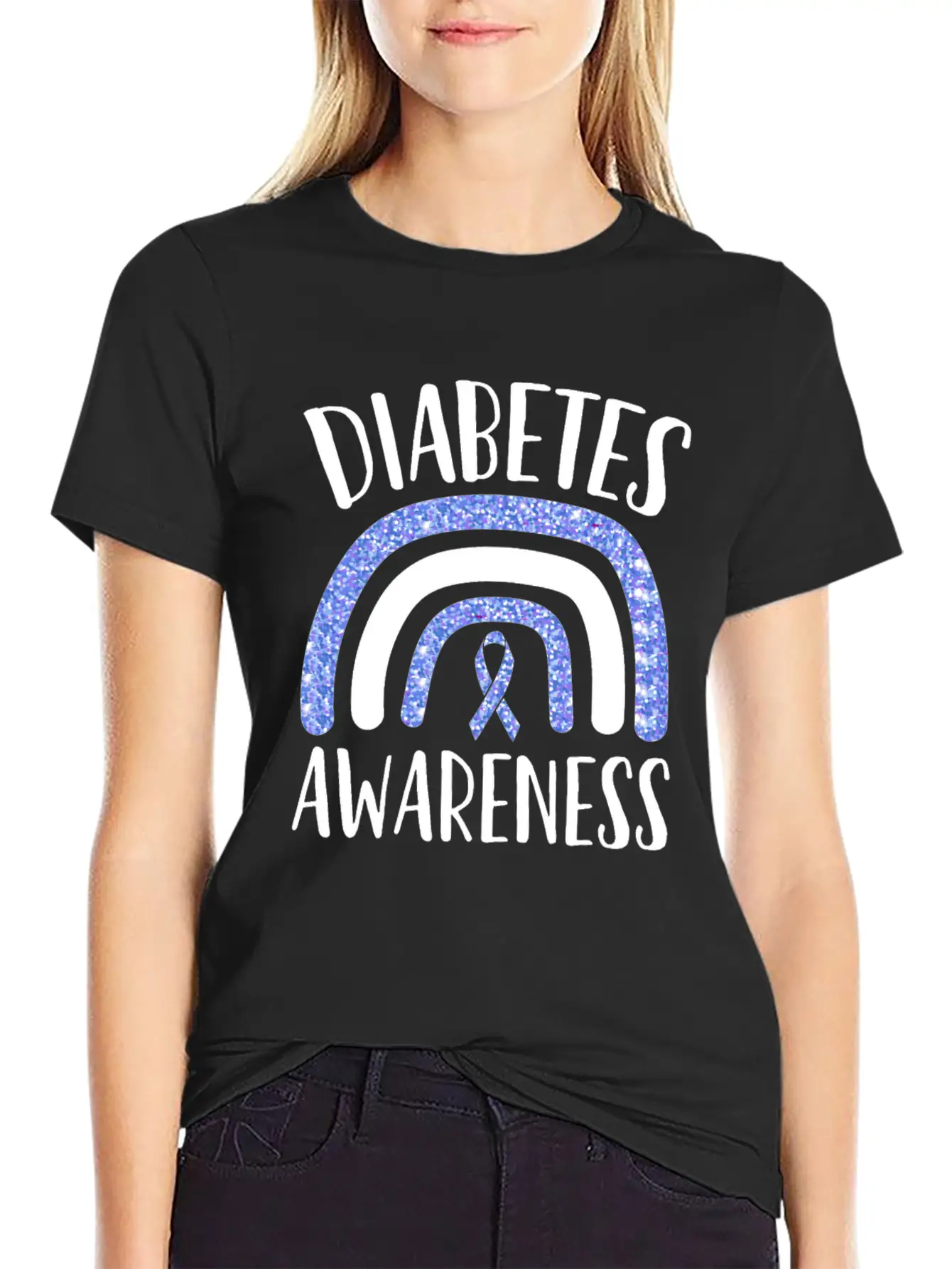 Diabetes Awareness Diabetes Insulin Awareness Mont Stylish Everyday T-Shirt – Unisex Basic Cotton Tee