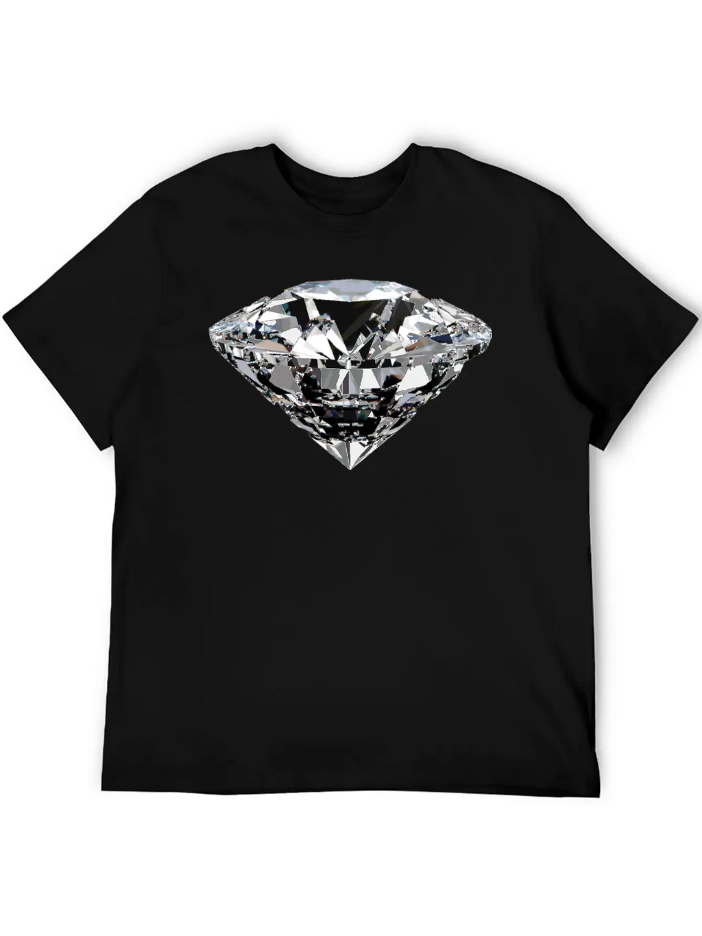 Diamond Unisex Casual T-Shirt – Clean Design For Daily Comfort