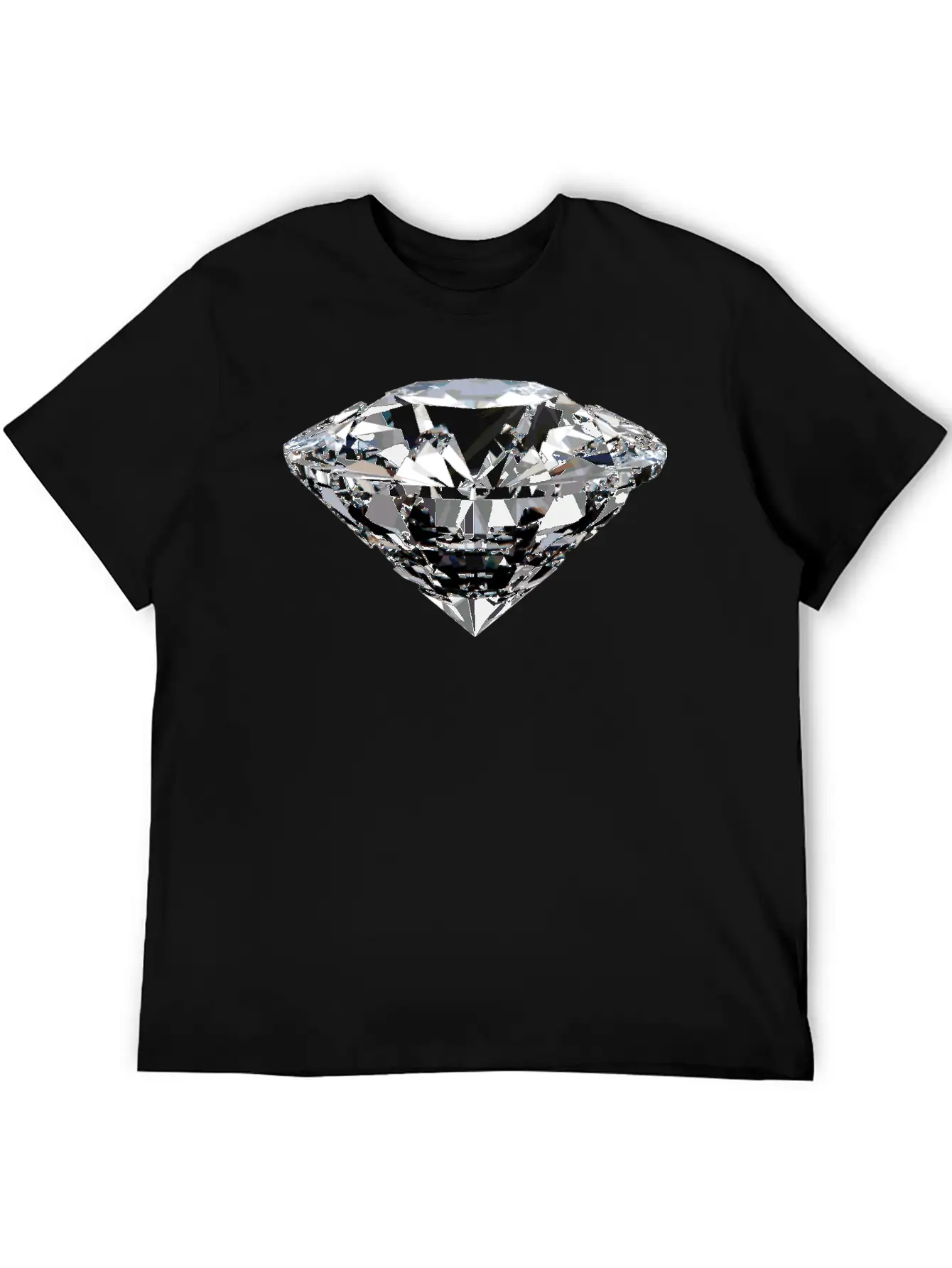 Diamond Unisex Casual T-Shirt – Clean Design For Daily Comfort