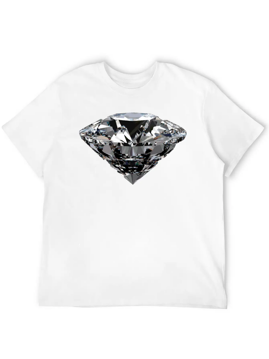 Diamond Unisex Casual T-Shirt – Clean Design For Daily Comfort
