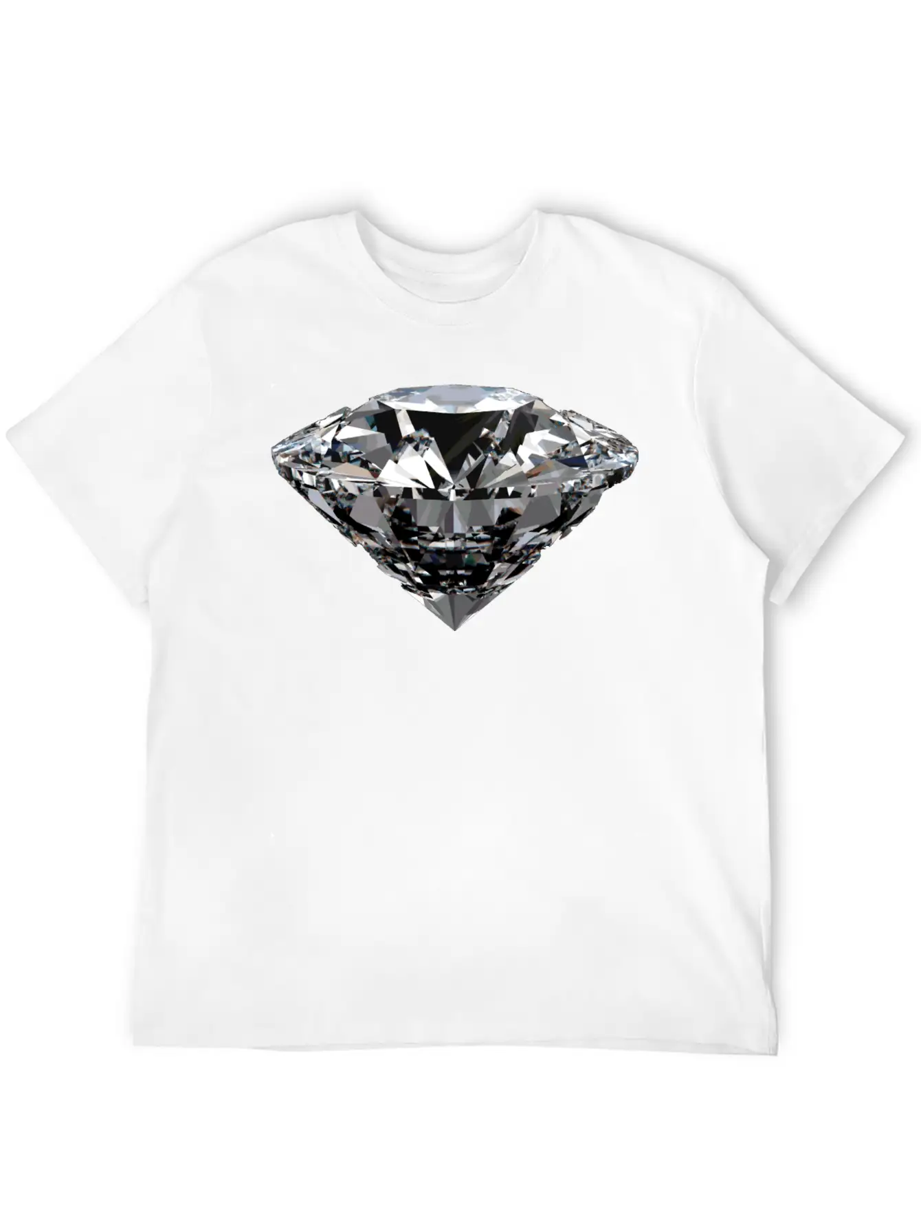 Diamond Unisex Casual T-Shirt – Clean Design For Daily Comfort