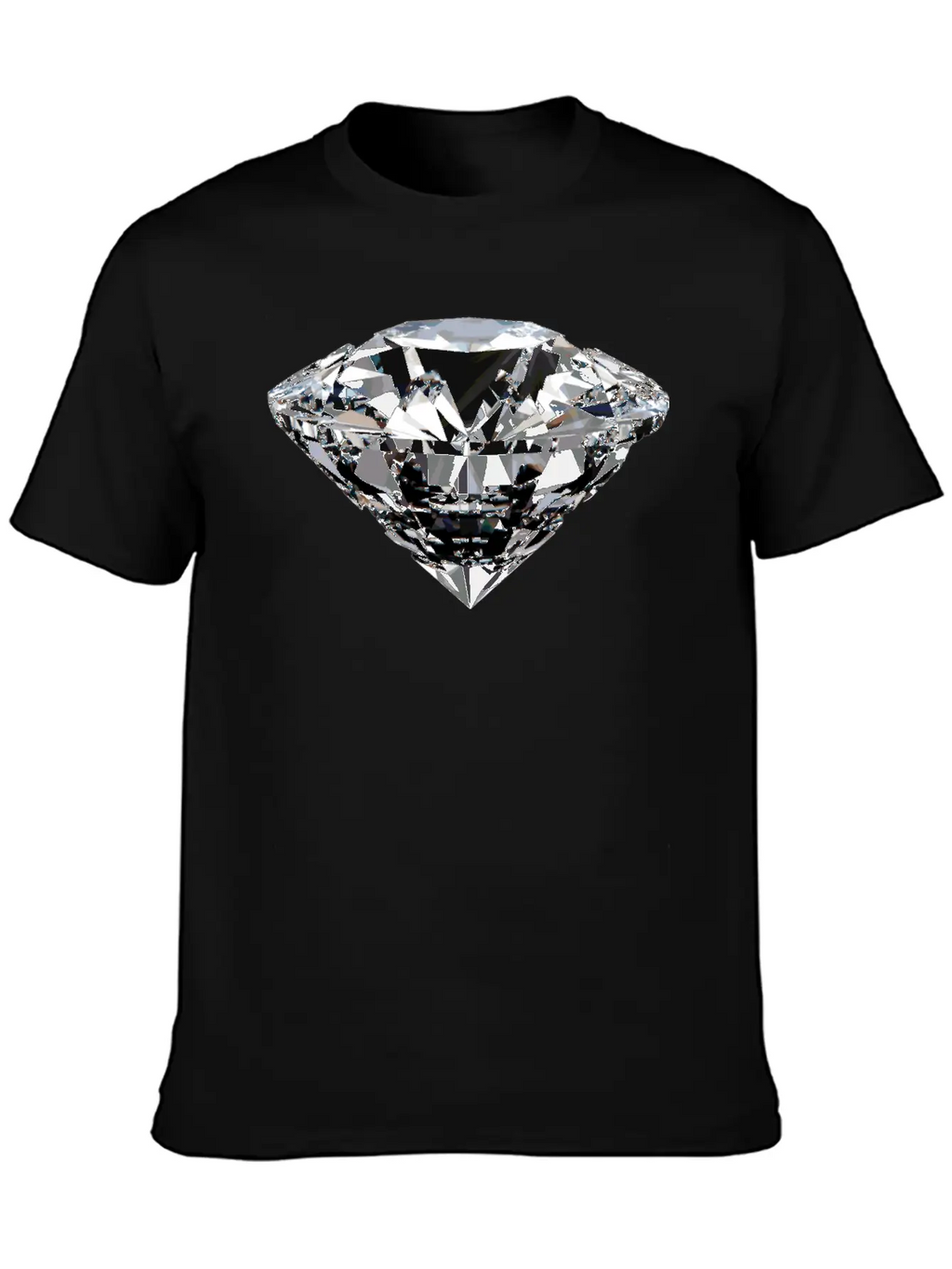 Diamond Unisex Casual T-Shirt – Clean Design For Daily Comfort