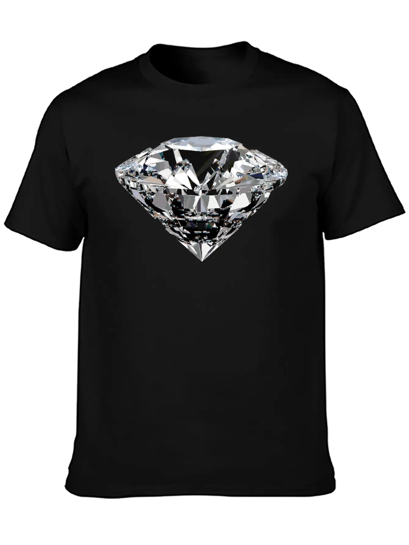 Diamond Unisex Casual T-Shirt – Clean Design For Daily Comfort