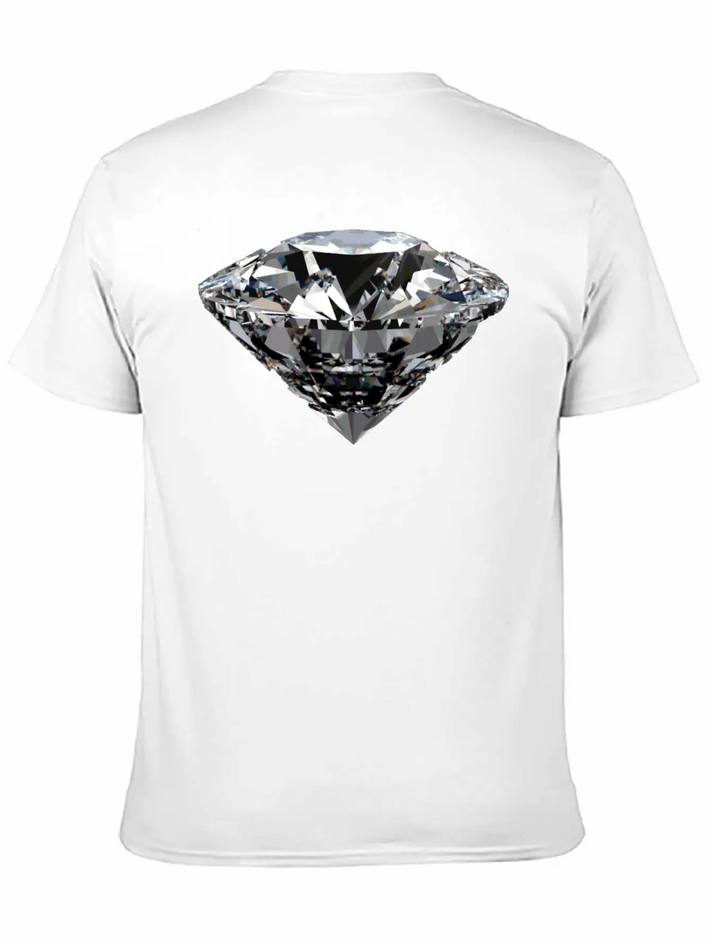 Diamond Unisex Casual T-Shirt – Clean Design For Daily Comfort