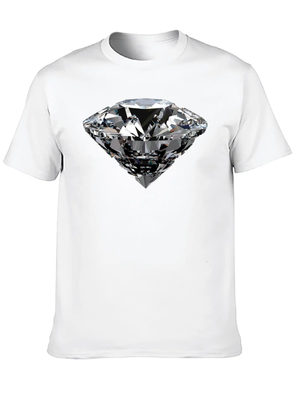 Diamond Unisex Casual T-Shirt – Clean Design For Daily Comfort