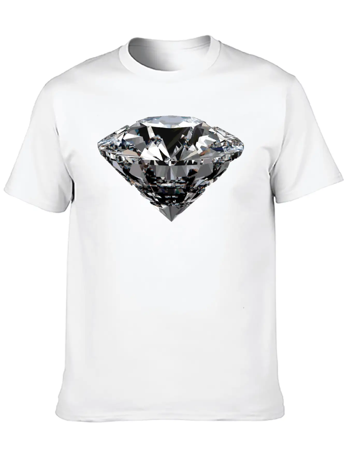 Diamond Unisex Casual T-Shirt – Clean Design For Daily Comfort
