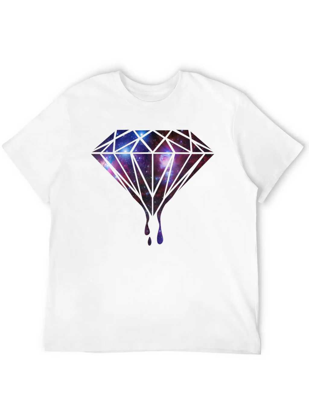 Diamond Universe-Gift-hipster-galaxy-trend-cool Unisex Casual T-Shirt – Clean Design For Daily Comfort