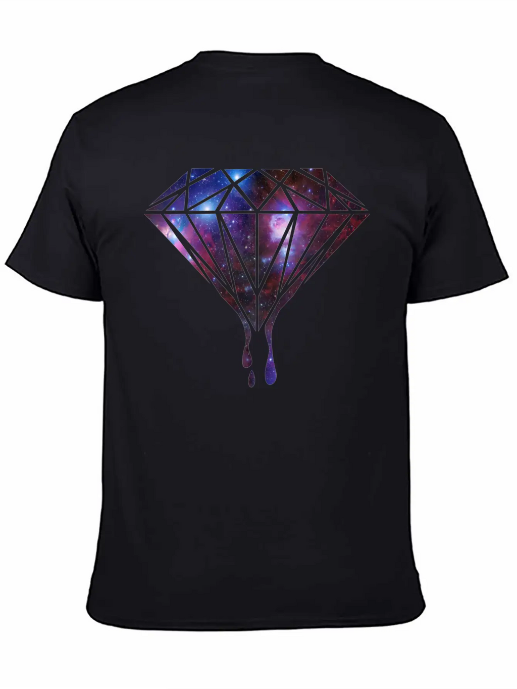Diamond Universe-Gift-hipster-galaxy-trend-cool Unisex Casual T-Shirt – Clean Design For Daily Comfort