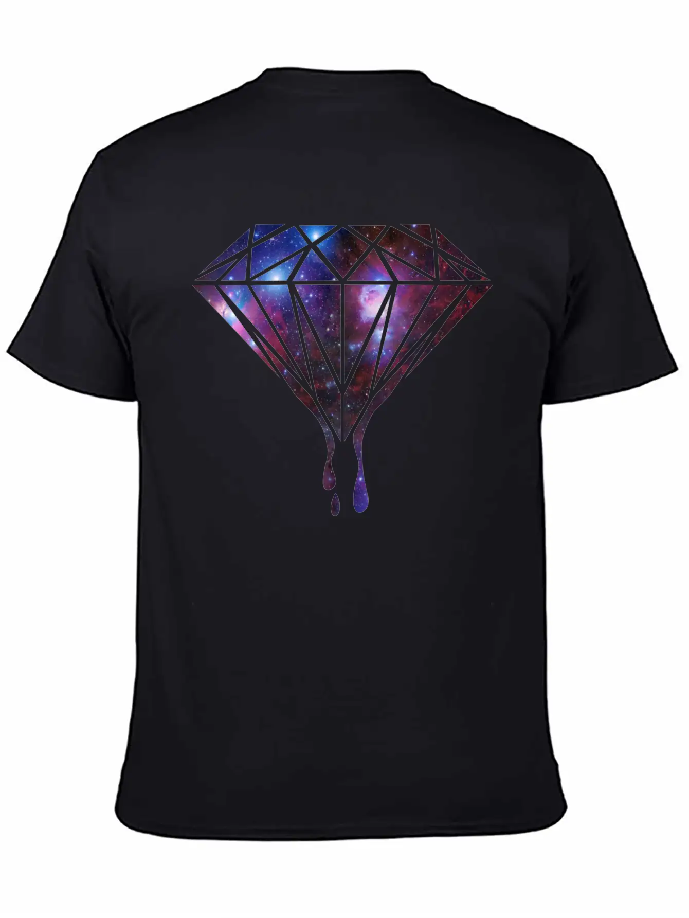 Diamond Universe-Gift-hipster-galaxy-trend-cool Unisex Casual T-Shirt – Clean Design For Daily Comfort