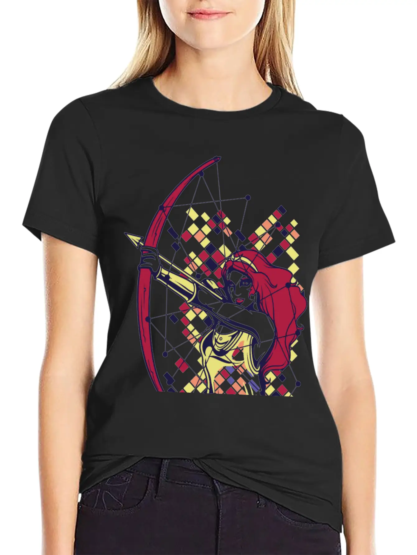 DIANA The Goddess Of The Hunt, The Moon And Nature Unisex Casual T-Shirt – Clean Design For Daily Comfort