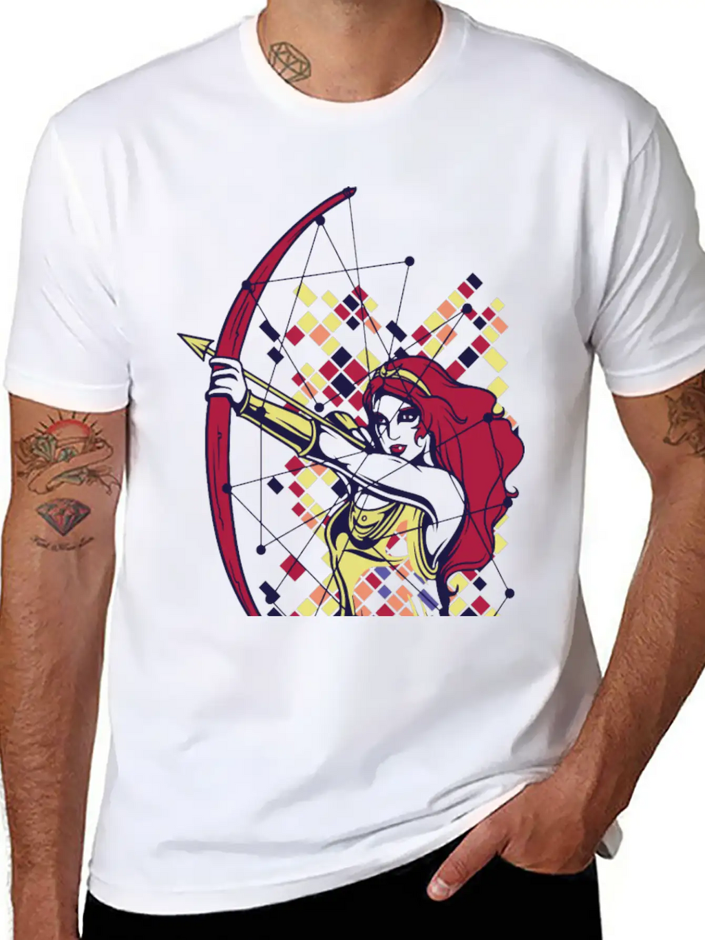 DIANA The Goddess Of The Hunt, The Moon And Nature Unisex Casual T-Shirt – Clean Design For Daily Comfort