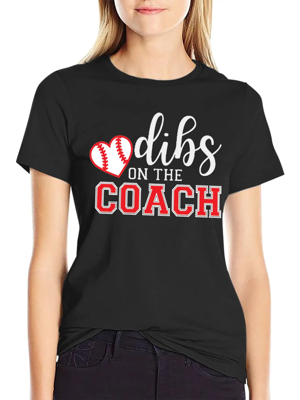 Dibs On The Coach Shirt Casual Graphic T-Shirt – Simple And Comfortable Daily Wear