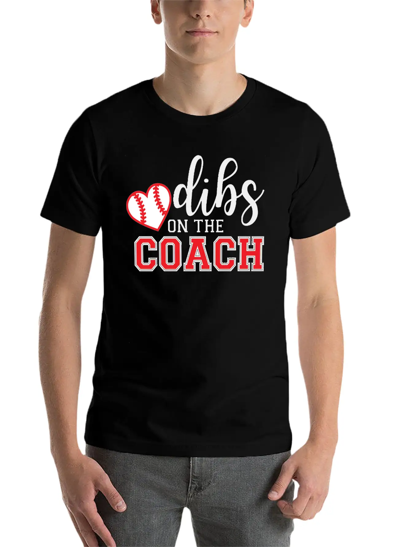 Dibs On The Coach Shirt Casual Graphic T-Shirt – Simple And Comfortable Daily Wear