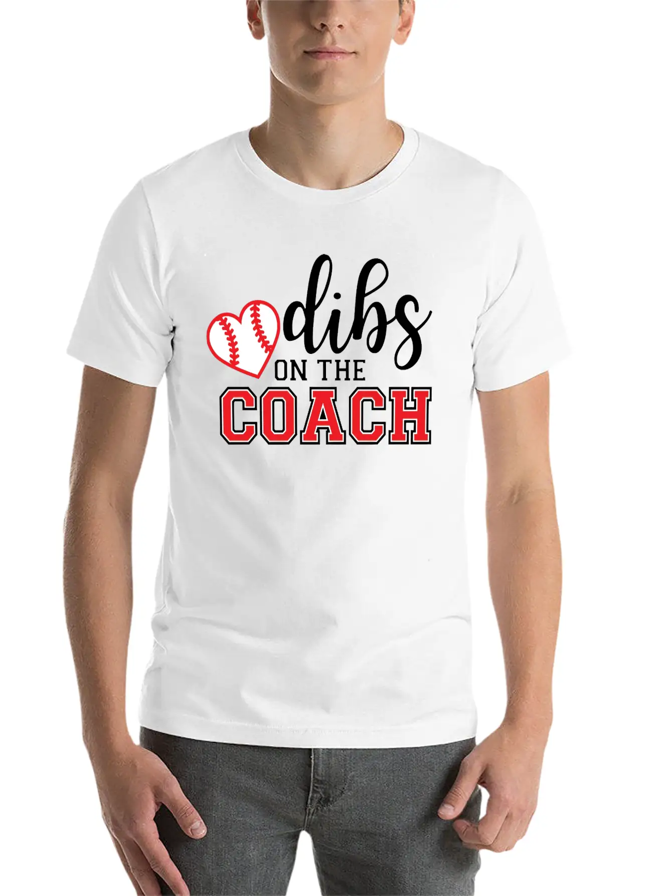 Dibs On The Coach Shirt Casual Graphic T-Shirt – Simple And Comfortable Daily Wear