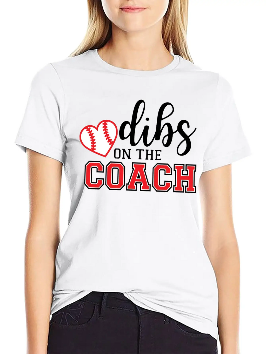 Dibs On The Coach Shirt Casual Graphic T-Shirt – Simple And Comfortable Daily Wear