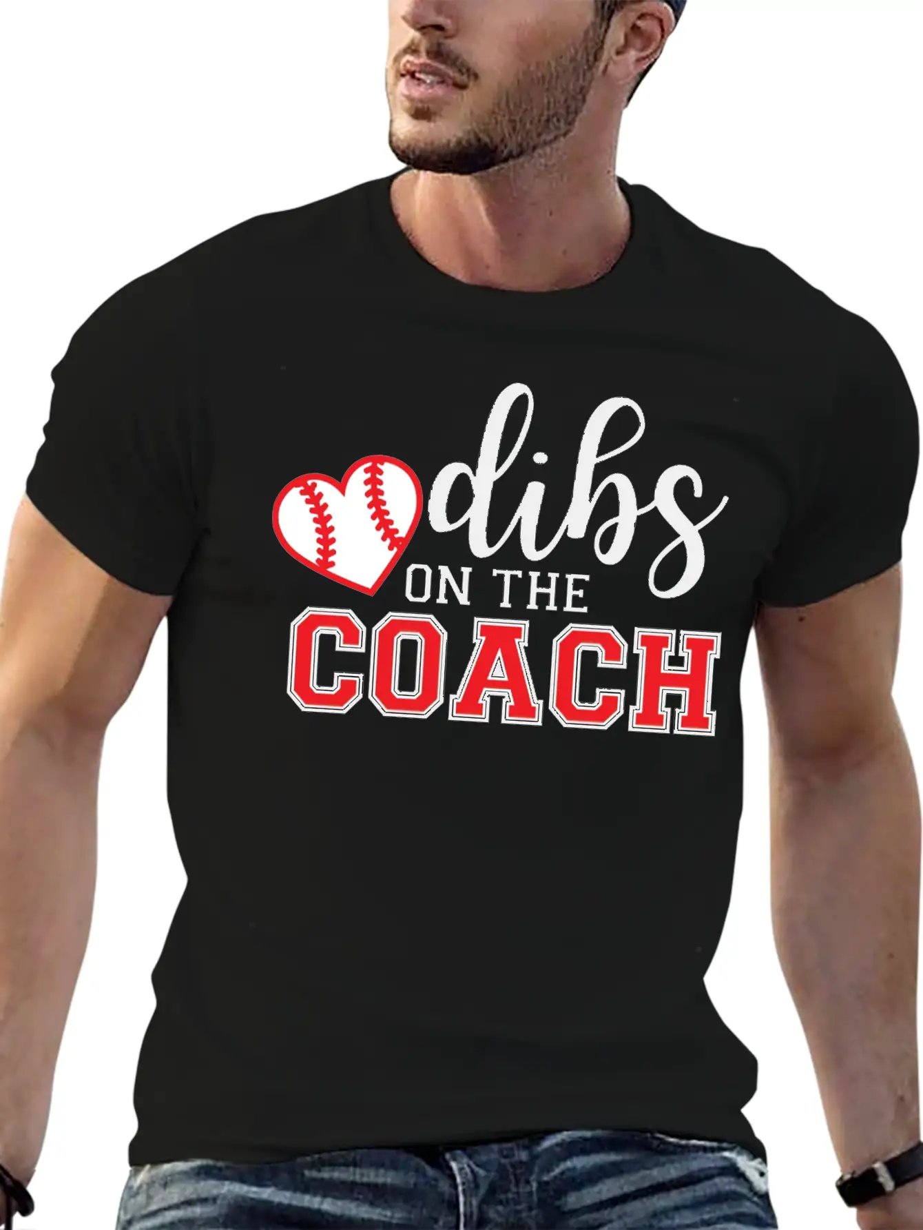 Dibs On The Coach Shirt Casual Graphic T-Shirt – Simple And Comfortable Daily Wear