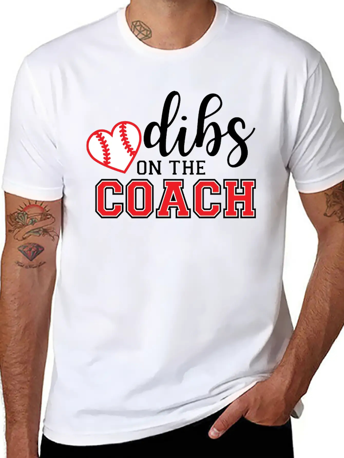 Dibs On The Coach Shirt Casual Graphic T-Shirt – Simple And Comfortable Daily Wear