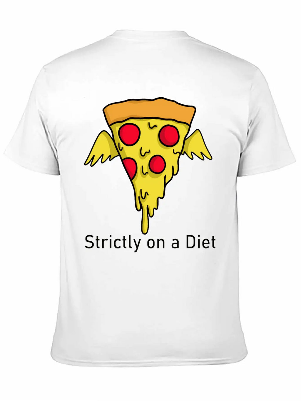 DIET - Pizza Unisex Casual T-Shirt – Clean Design For Daily Comfort