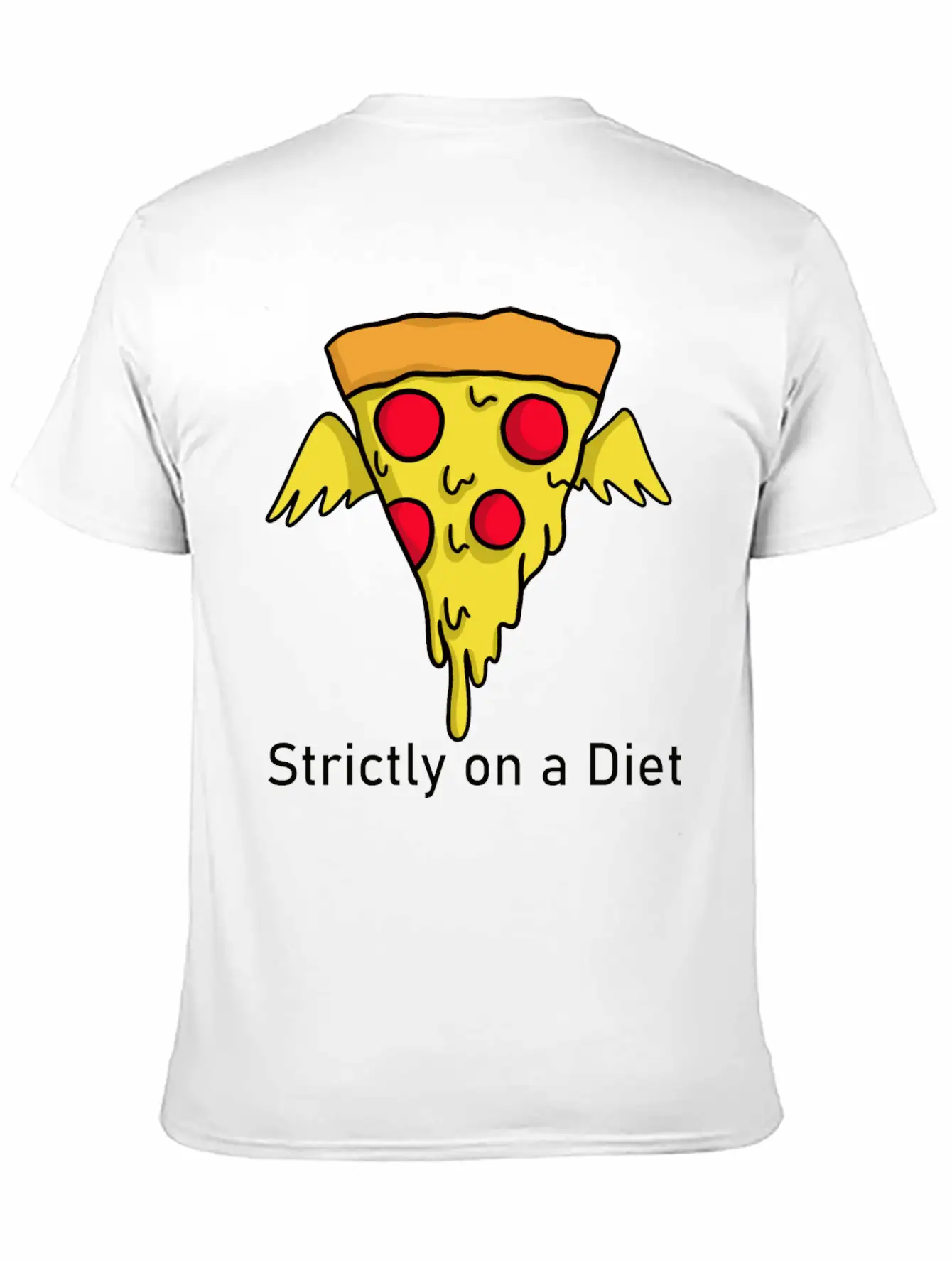 DIET - Pizza Unisex Casual T-Shirt – Clean Design For Daily Comfort
