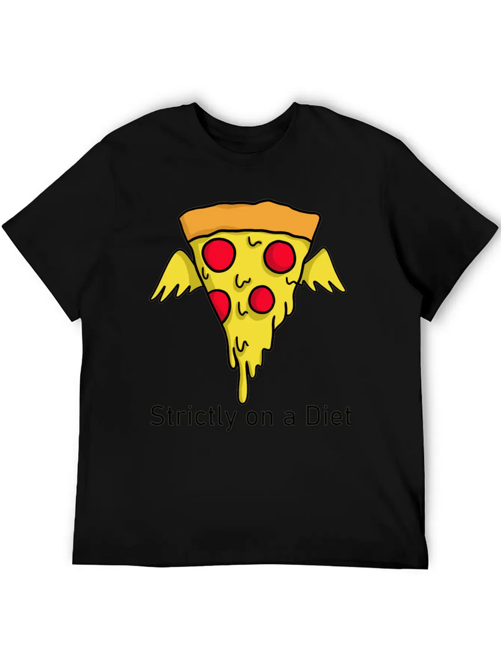 DIET - Pizza Unisex Casual T-Shirt – Clean Design For Daily Comfort
