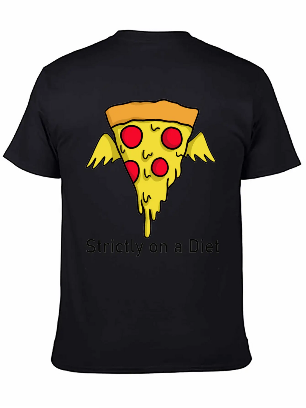 DIET - Pizza Unisex Casual T-Shirt – Clean Design For Daily Comfort