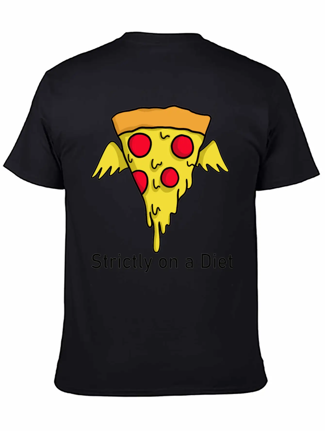 DIET - Pizza Unisex Casual T-Shirt – Clean Design For Daily Comfort