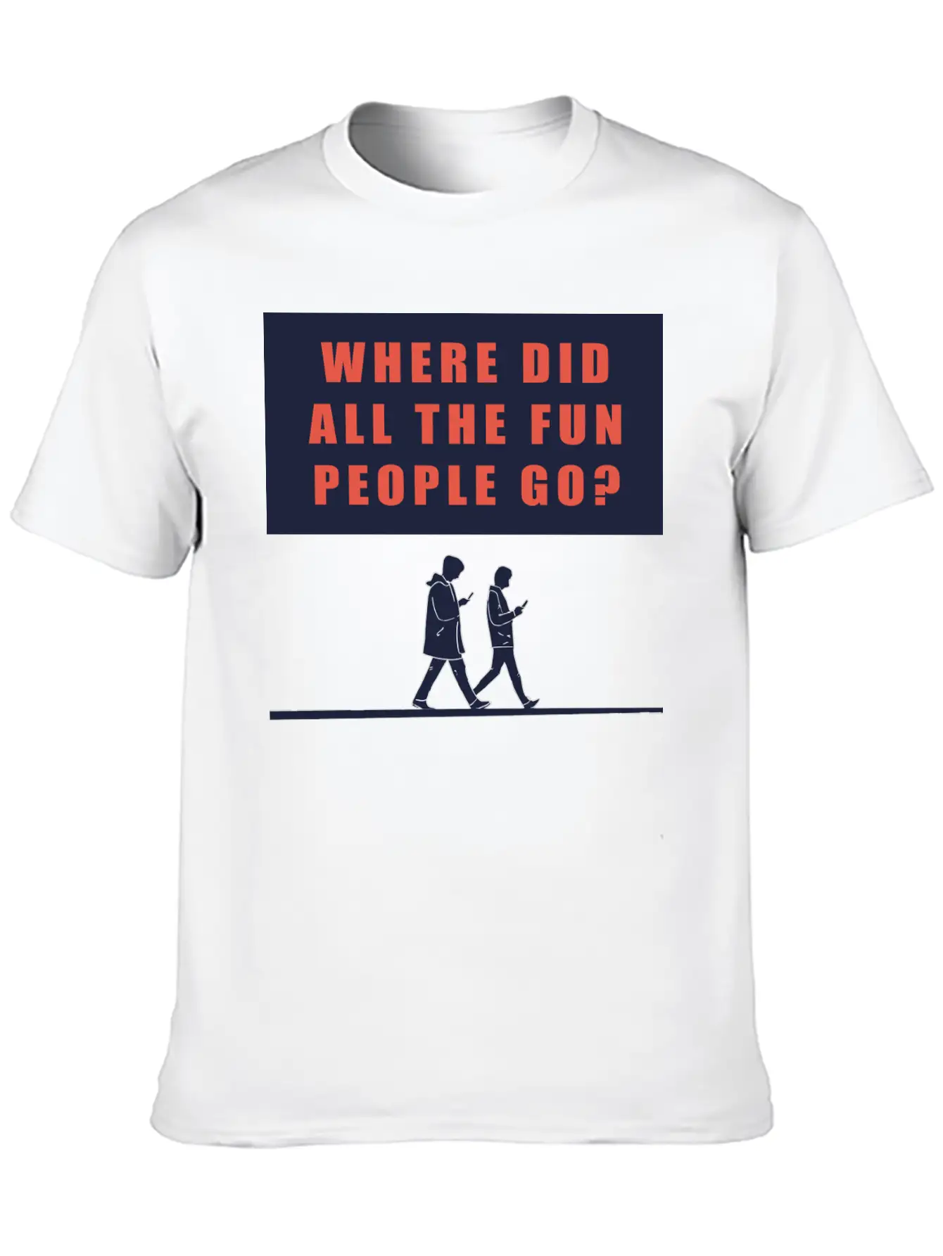 Digital Disconnect Unisex Short Sleeve Soft Cotton T-Shirt – Casual Everyday Wear