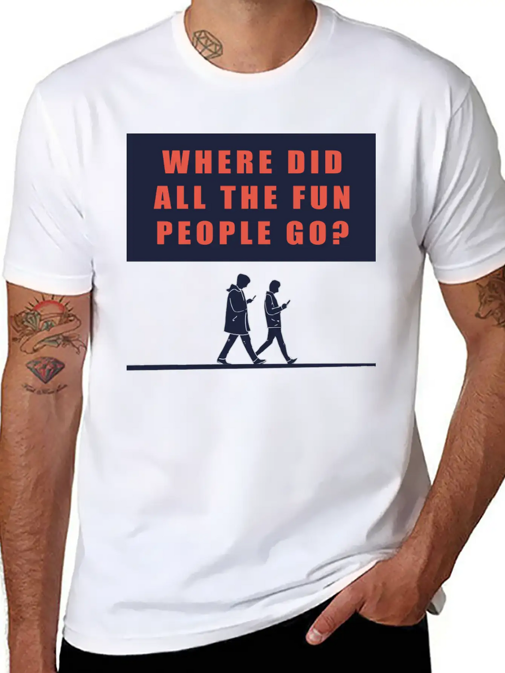 Digital Disconnect Unisex Short Sleeve Soft Cotton T-Shirt – Casual Everyday Wear