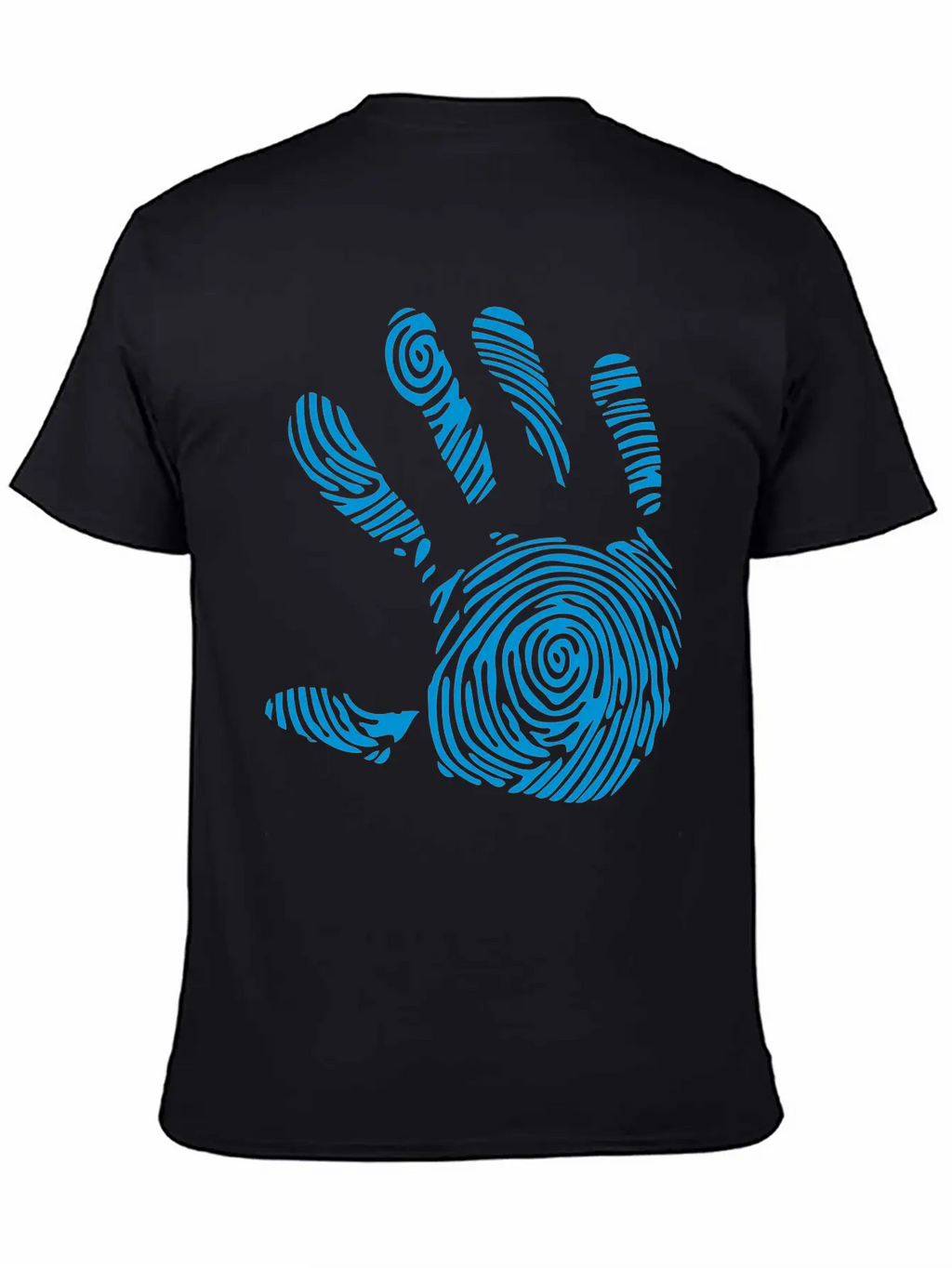 Digital Footprint In 1010 Hand Unisex Casual T-Shirt – Clean Design For Daily Comfort