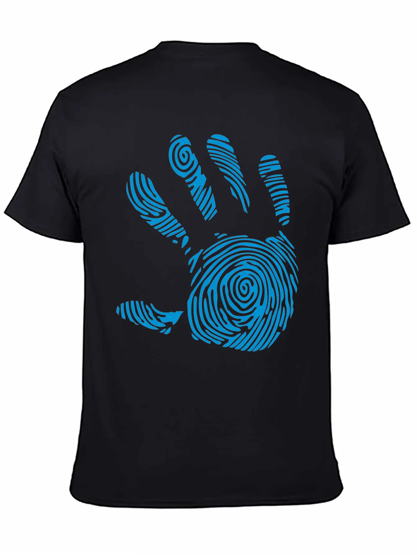 Digital Footprint In 1010 Hand Unisex Casual T-Shirt – Clean Design For Daily Comfort