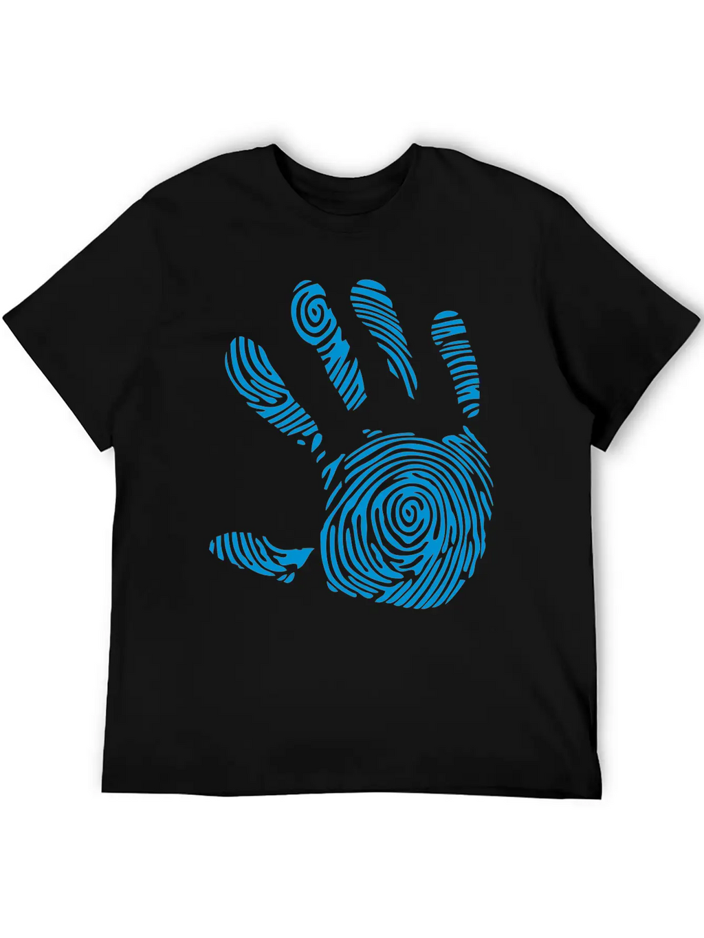 Digital Footprint In 1010 Hand Unisex Casual T-Shirt – Clean Design For Daily Comfort