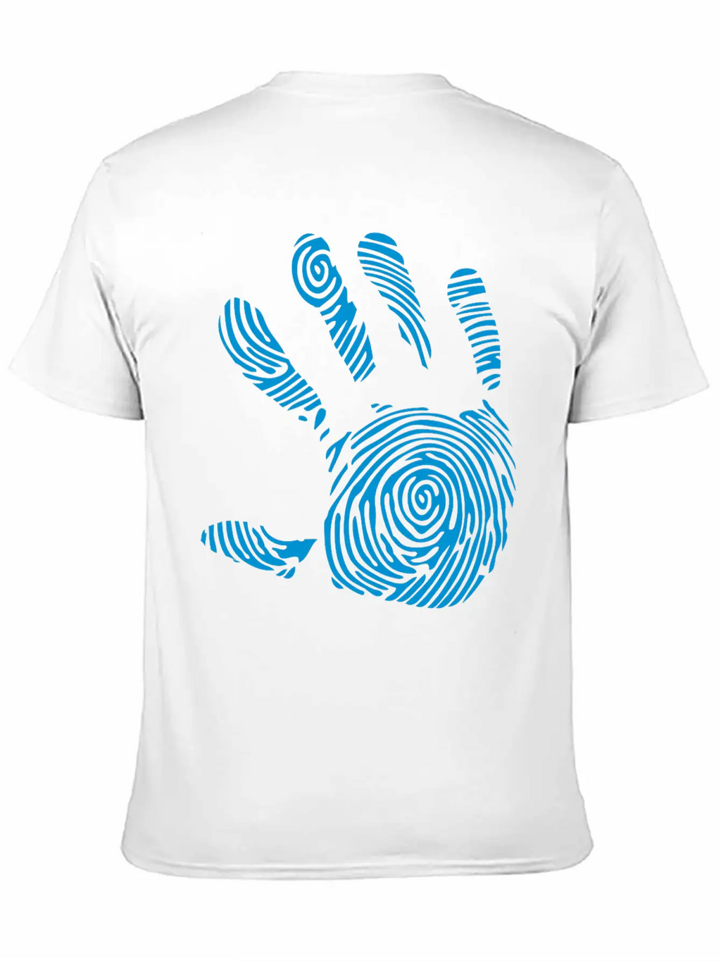 Digital Footprint In 1010 Hand Unisex Casual T-Shirt – Clean Design For Daily Comfort